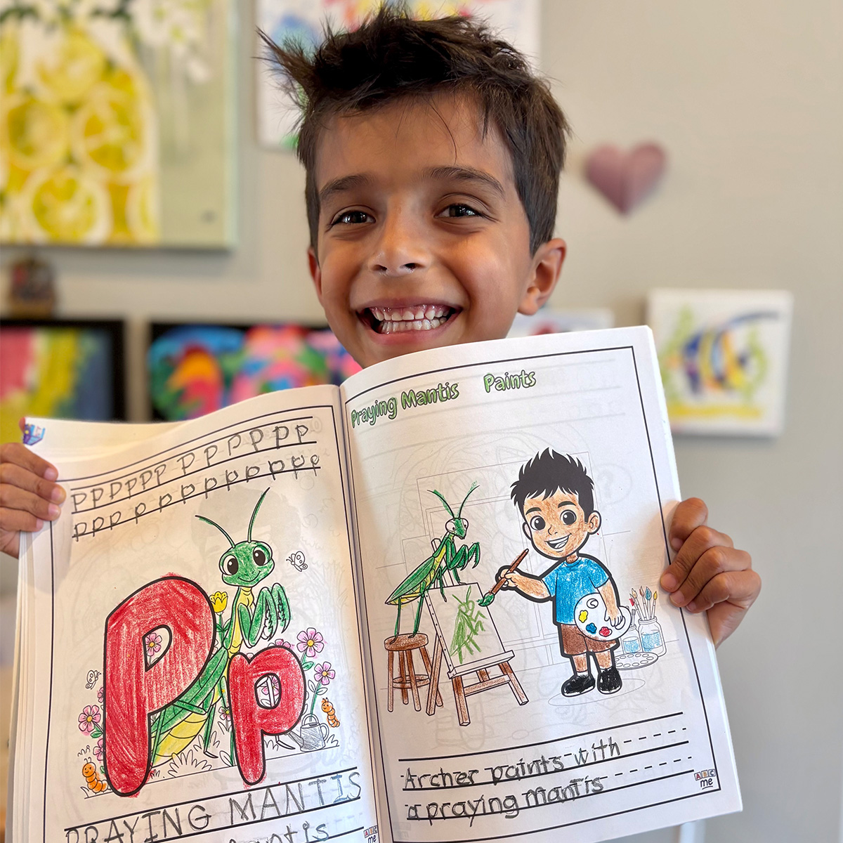 ABCme personalized coloring book