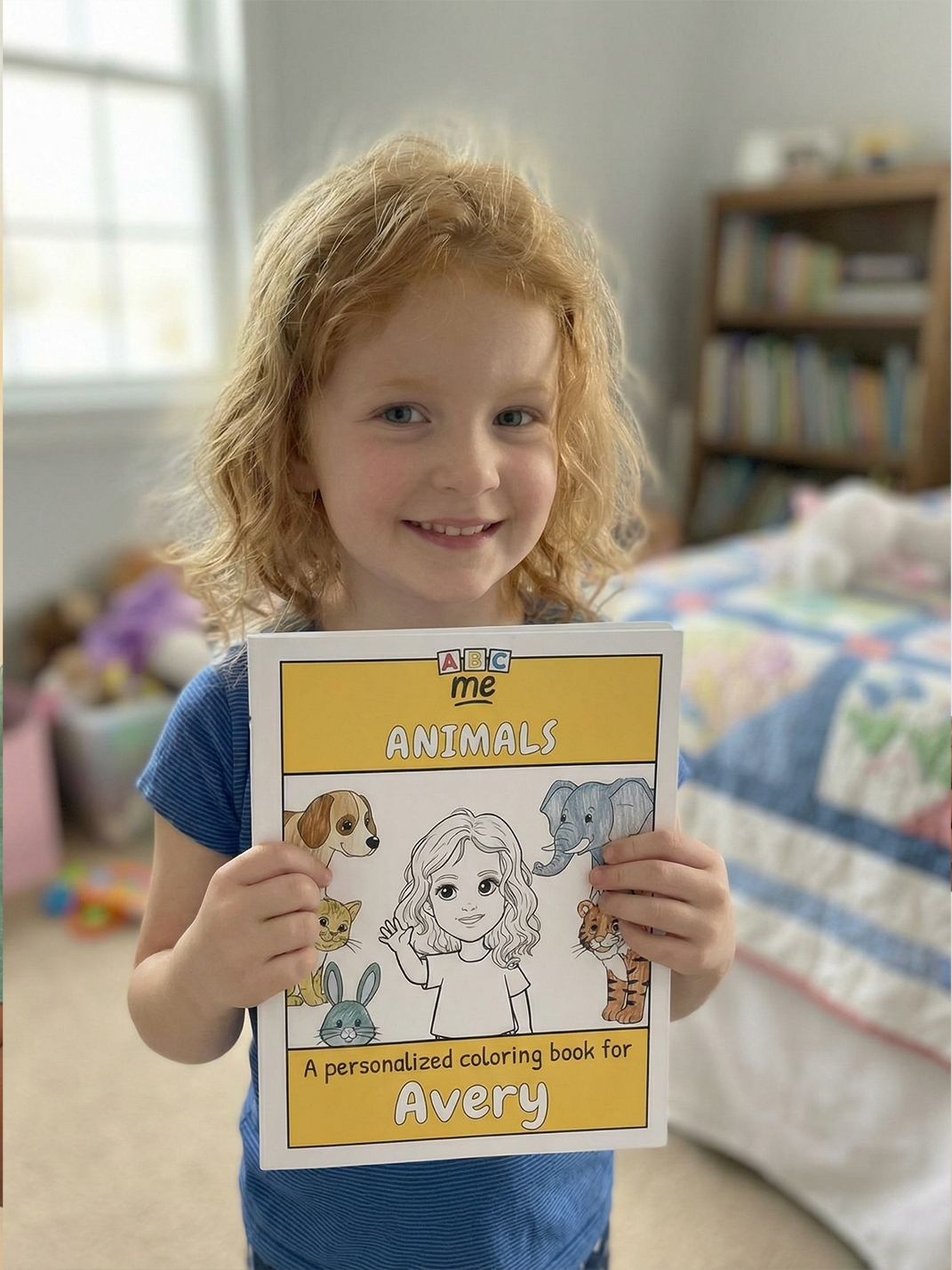 ABCme personalized coloring book