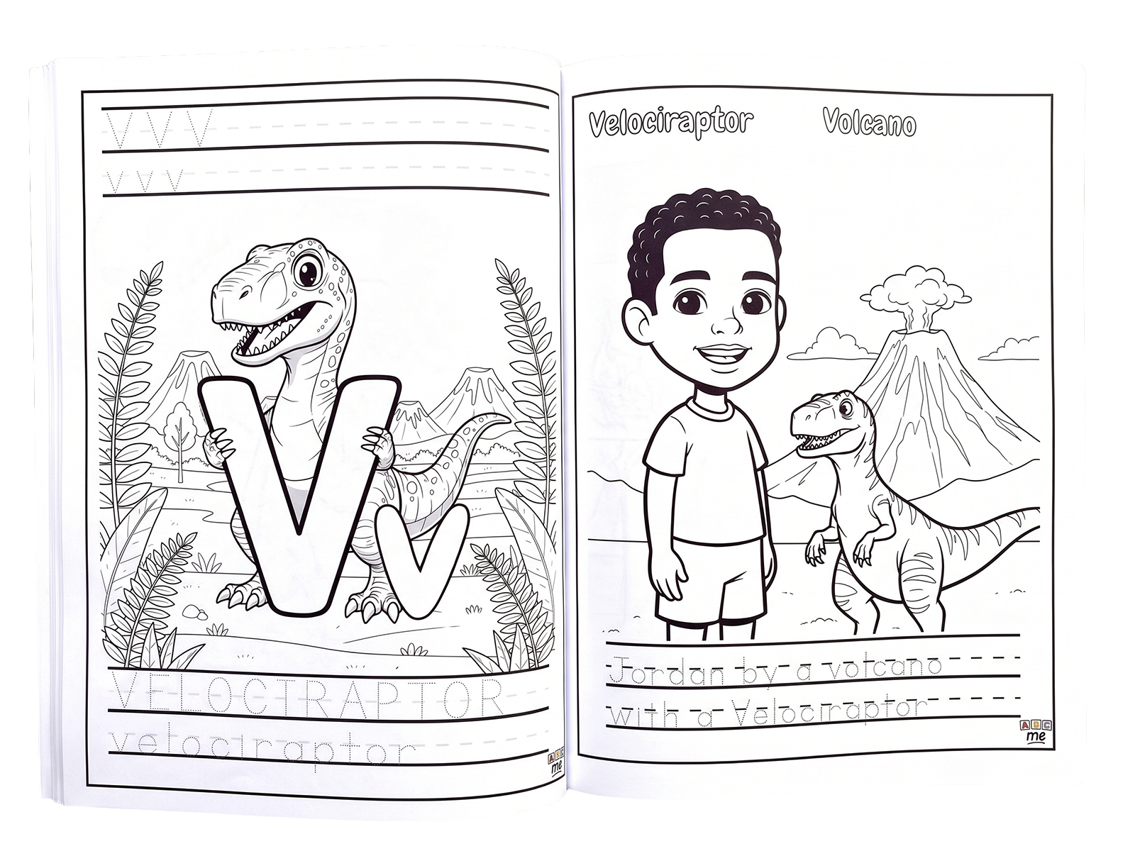 Dinosaurs coloring page 3