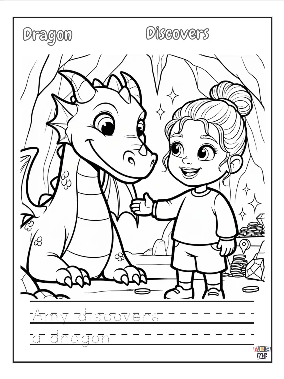 Fantasy coloring page 6