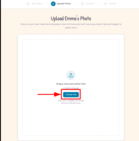 Step 3: Upload a Headshot