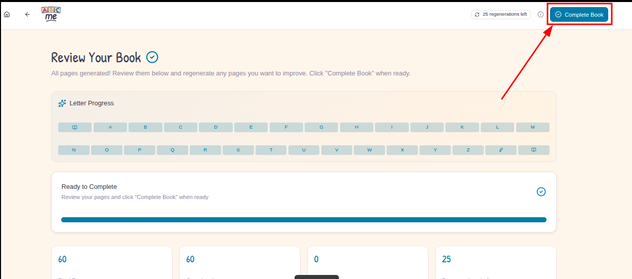 Step 8: Generate Your Book